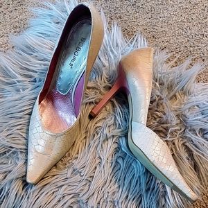 SOLD!!!! Snake print heels